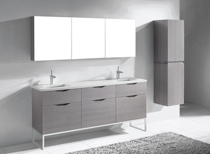 Madeli Milano 72" Free Standing Vanity Cabinet