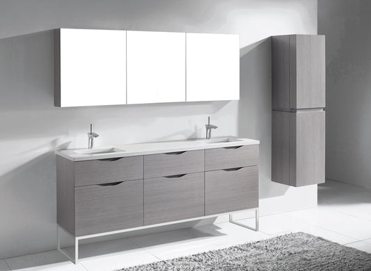 Madeli Milano 72" Free Standing Vanity Cabinet