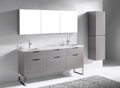 Milano 72" Free Standing Vanity Cabinet