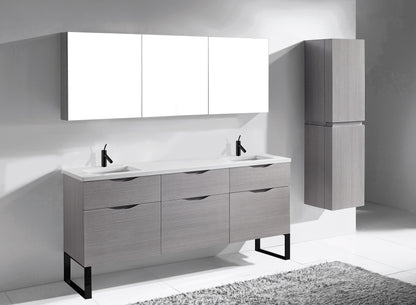 Milano 72" Free Standing Vanity Cabinet