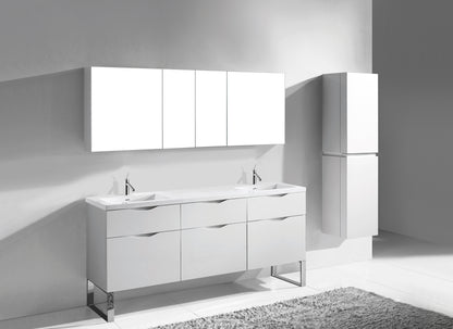 Milano 72" Free Standing Vanity Cabinet