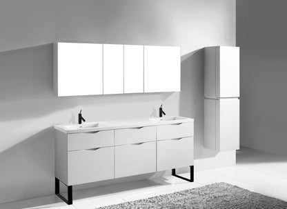 Milano 72" Free Standing Vanity Cabinet