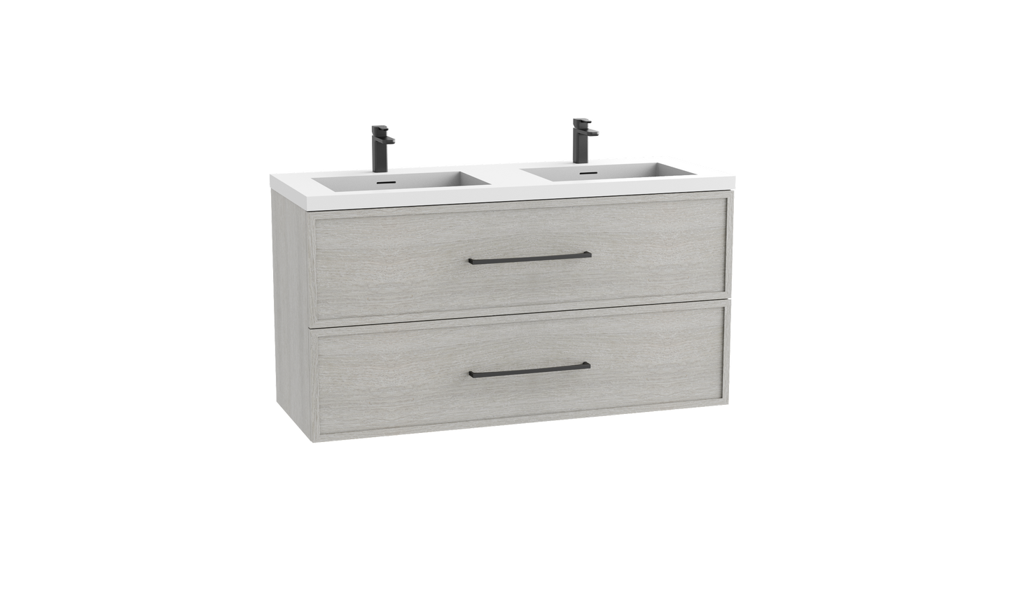 Apex 48D" Wall hung Vanity Cabinet