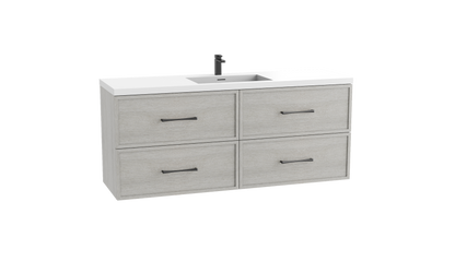 Apex 60C" Wall hung Vanity Cabinet
