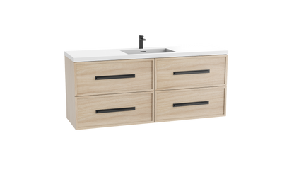 Apex 60C" Wall hung Vanity Cabinet