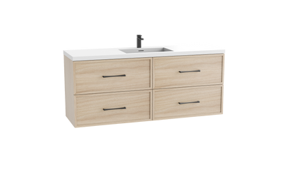Apex 60C" Wall hung Vanity Cabinet