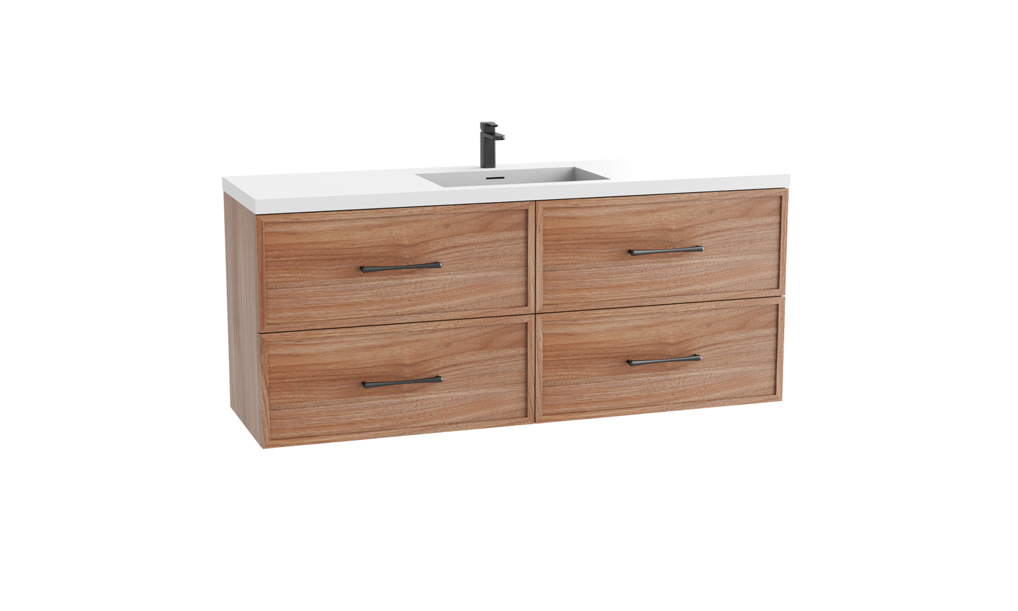 Apex 60C" Wall hung Vanity Cabinet