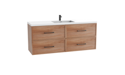 Apex 60C" Wall hung Vanity Cabinet