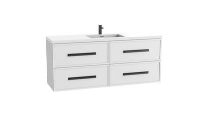 Apex 60C" Wall hung Vanity Cabinet