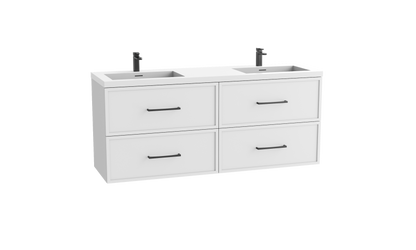 Apex 72D" Wall hung Vanity Cabinet