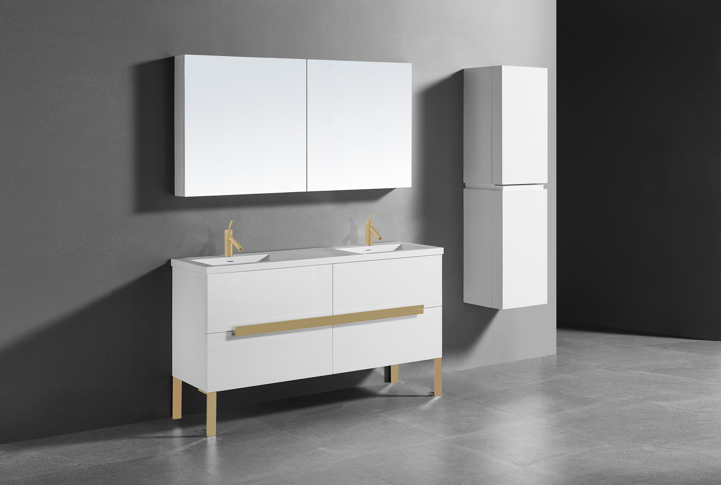 Soho 60D" Free standing Vanity Cabinet