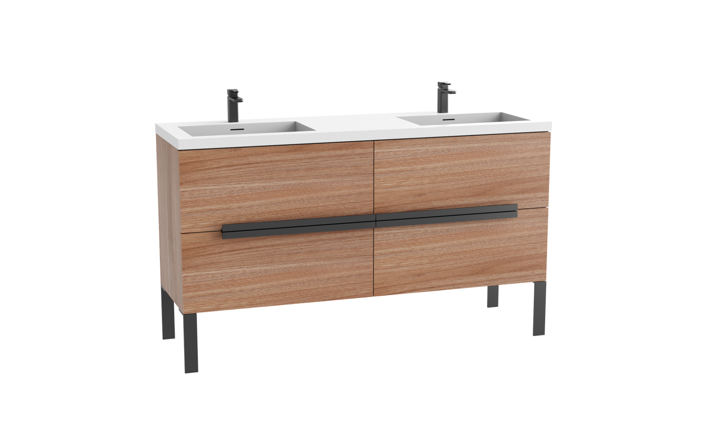 Soho 60D" Free standing Vanity Cabinet