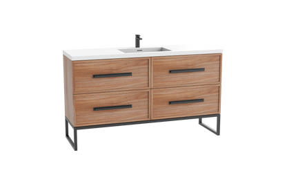 Peak 60C" Free standing Vanity Cabinet