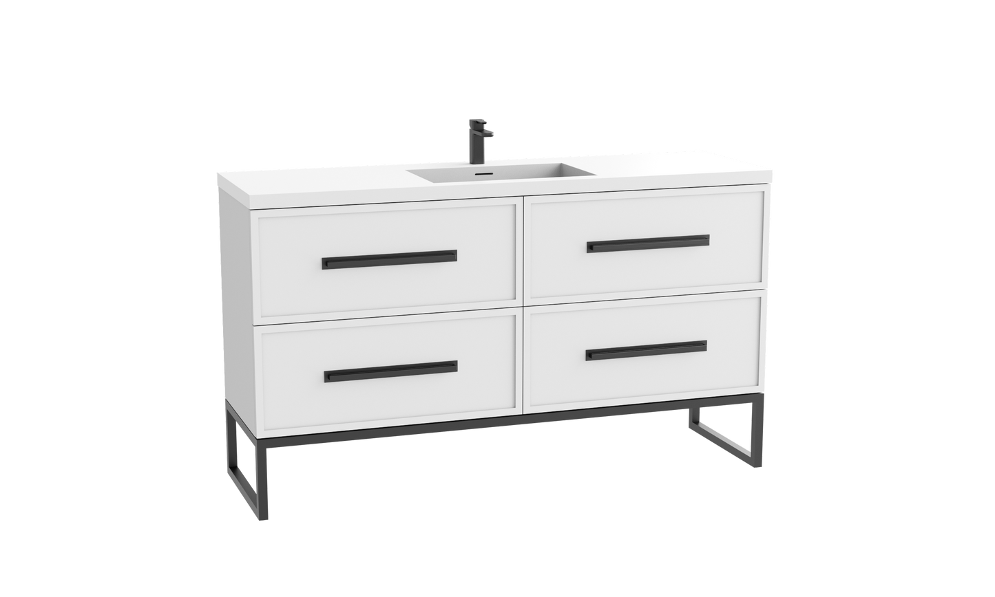 Peak 60C" Free standing Vanity Cabinet
