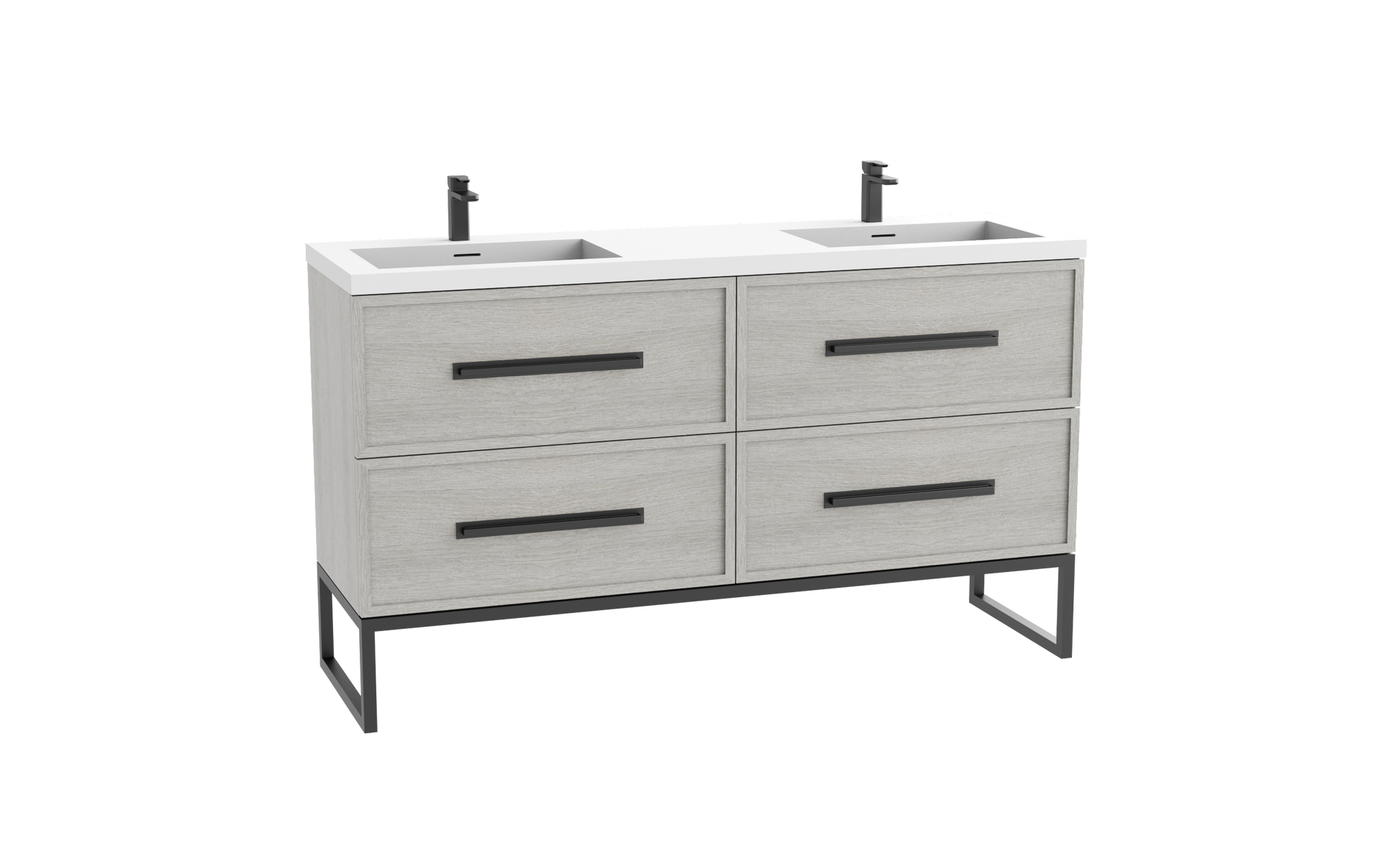Madeli Peak 60D" Free standing Vanity Cabinet