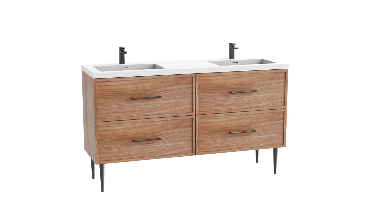 Peak 72D" Free standing Vanity Cabinet