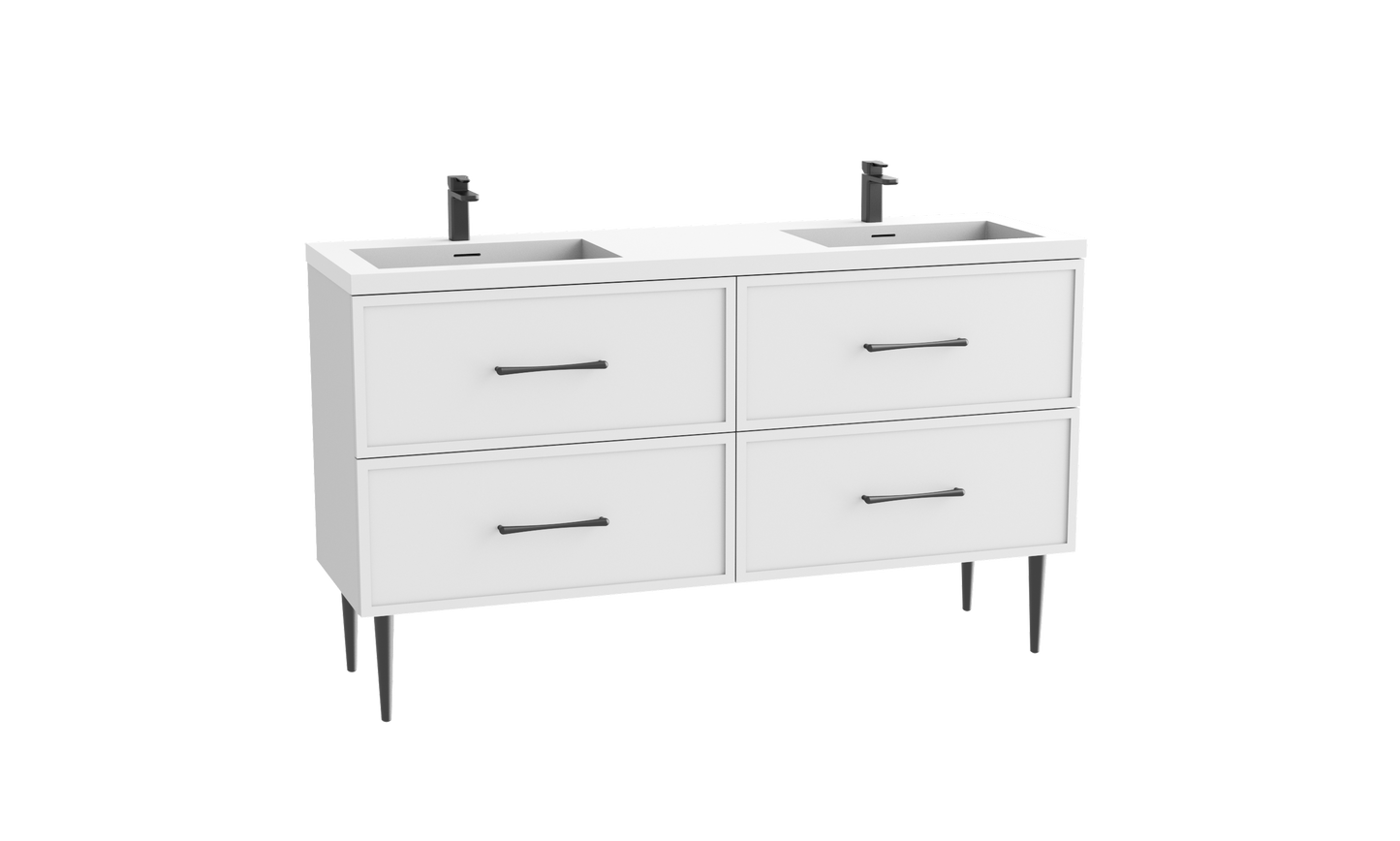 Peak 72D" Free standing Vanity Cabinet