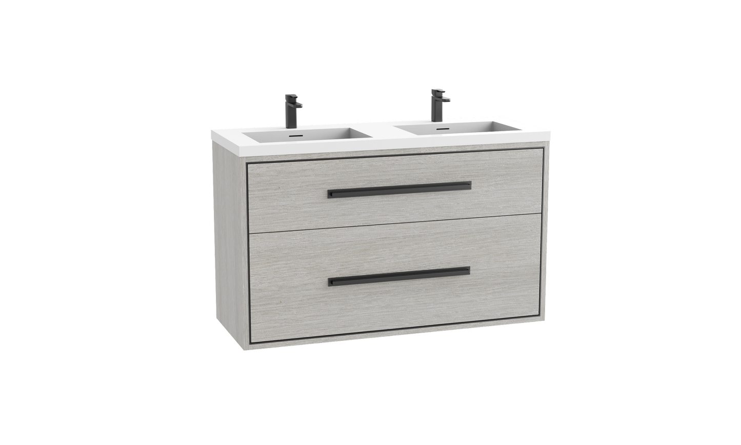 Madeli Apogee 48D" Wall hung Vanity Cabinet