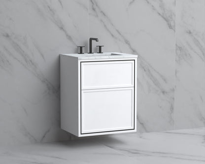 Edge 24" Wall hung Vanity Cabinet