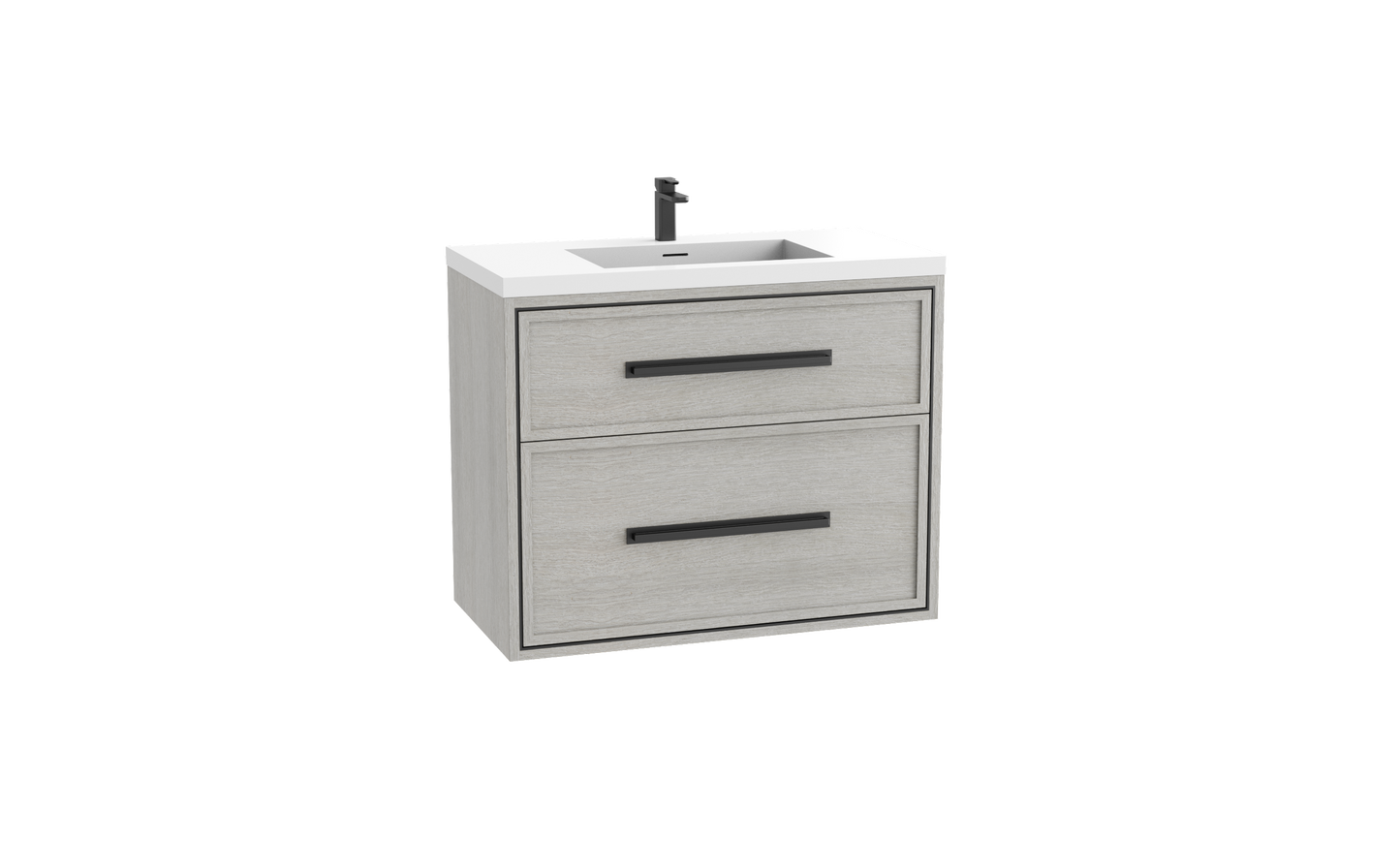 Madeli Edge 48C" Wall hung Vanity Cabinet