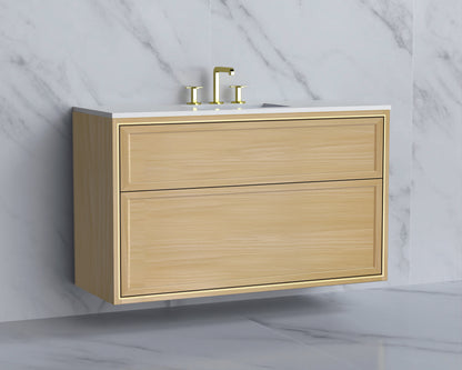 Edge 48C" Wall hung Vanity Cabinet