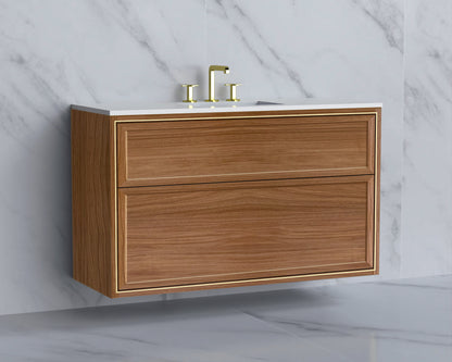 Edge 48C" Wall hung Vanity Cabinet