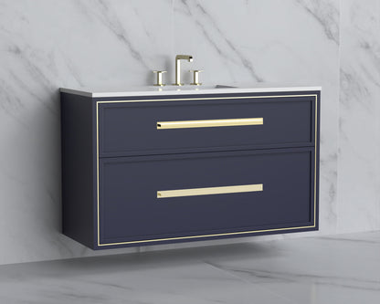 Edge 48C" Wall hung Vanity Cabinet
