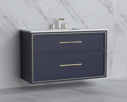 Edge 48C" Wall hung Vanity Cabinet