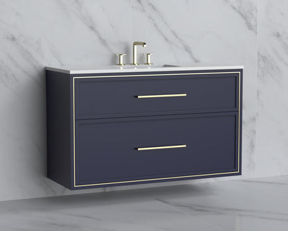 Edge 48C" Wall hung Vanity Cabinet