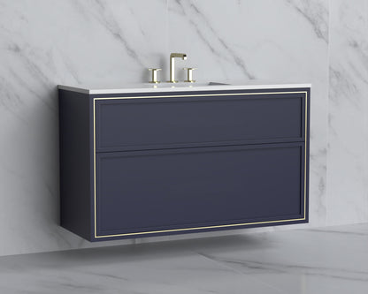 Edge 48C" Wall hung Vanity Cabinet