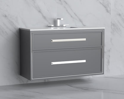 Edge 48C" Wall hung Vanity Cabinet