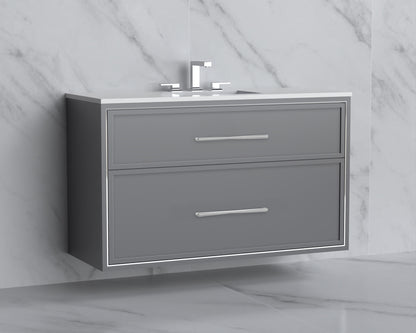 Edge 48C" Wall hung Vanity Cabinet