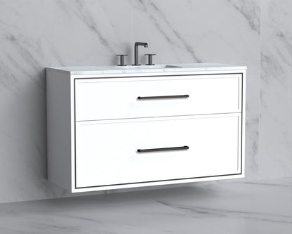 Edge 48C" Wall hung Vanity Cabinet