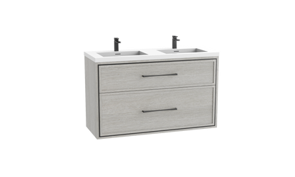 Edge 48D" Wall hung Vanity Cabinet