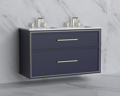 Edge 48D" Wall hung Vanity Cabinet