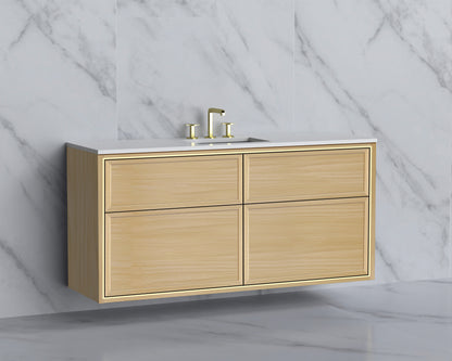 Edge 60C" Wall hung Vanity Cabinet