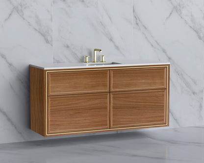 Edge 60C" Wall hung Vanity Cabinet