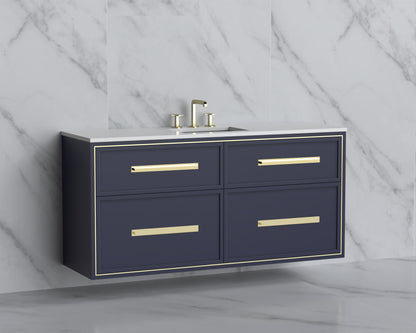 Edge 60C" Wall hung Vanity Cabinet
