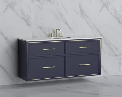 Edge 60C" Wall hung Vanity Cabinet