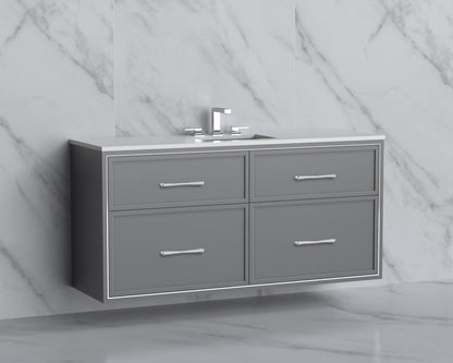 Edge 60C" Wall hung Vanity Cabinet