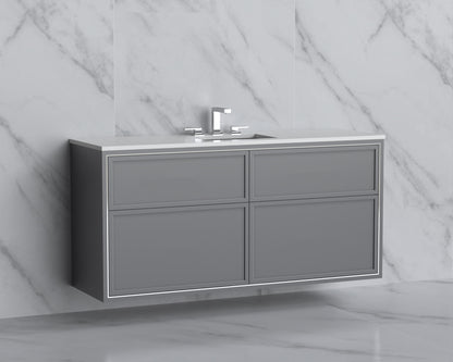 Edge 60C" Wall hung Vanity Cabinet