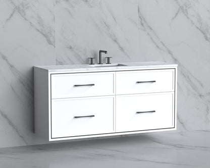 Edge 60C" Wall hung Vanity Cabinet