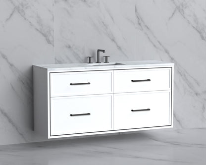 Edge 60C" Wall hung Vanity Cabinet