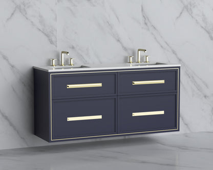 Edge 60D" Wall hung Vanity Cabinet