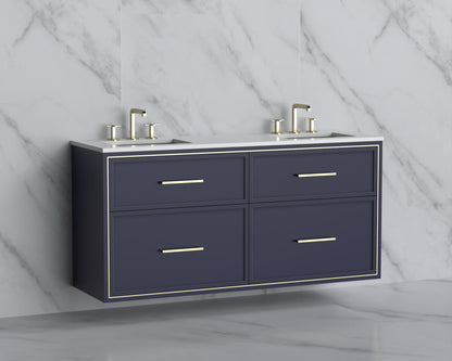 Edge 60D" Wall hung Vanity Cabinet