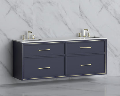 Edge 72" Wall hung Vanity Cabinet