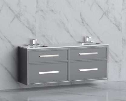 Edge 72" Wall hung Vanity Cabinet