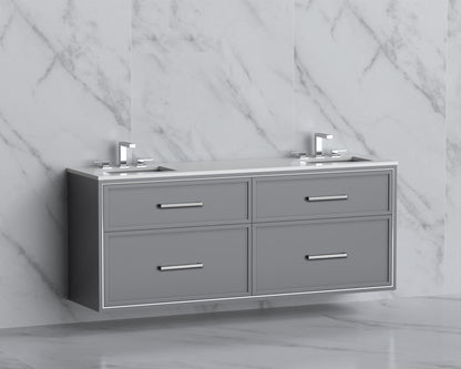 Edge 72" Wall hung Vanity Cabinet