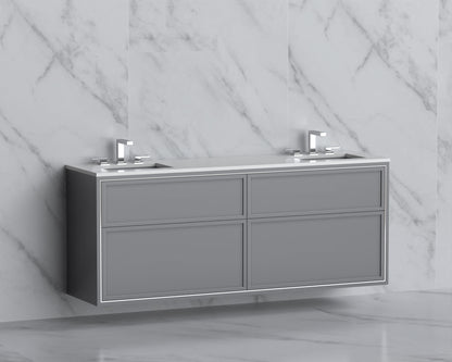 Edge 72" Wall hung Vanity Cabinet
