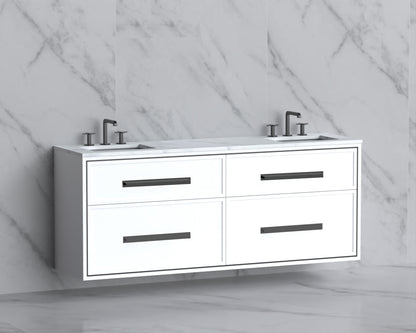 Edge 72" Wall hung Vanity Cabinet